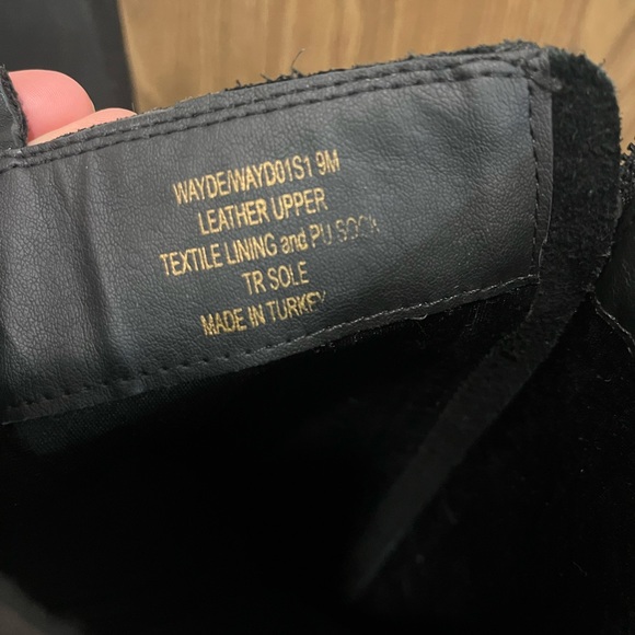 STEVE MADDEN Wayde Black Leather Boot - Picture 10 of 10